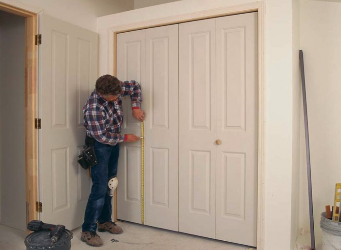 width of bifold closet doors