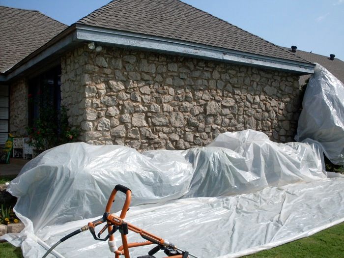 Ballasts for holding down plastic sheeting Fine Homebuilding