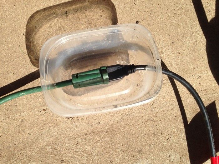 Waterproof Extension Cord Connector 