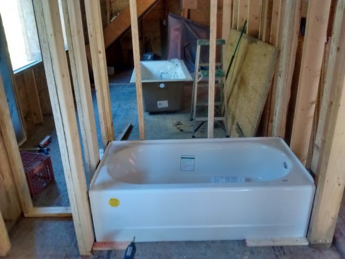 slide board tub