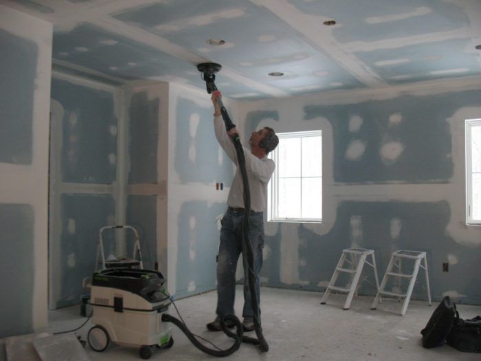 Sheetrock sander deals with vacuum attachment