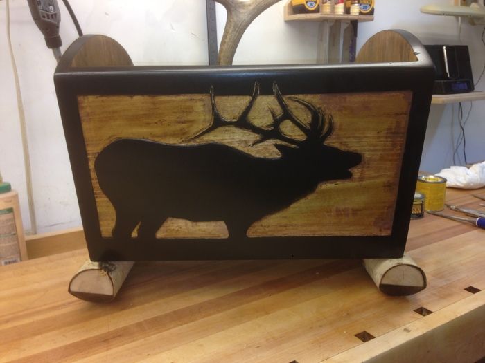 Thomas Molesworth inspired magazine rack (cowboy funiture ...