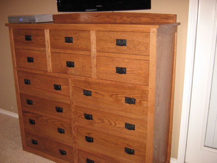 Mission style chest of drawers - FineWoodworking