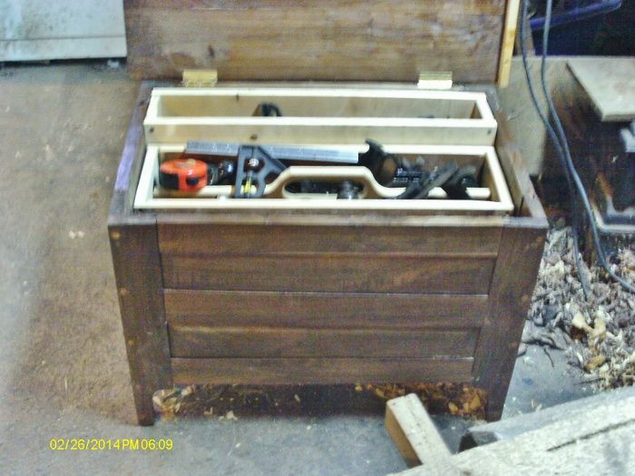 Walnut & Pine Tool Chest - FineWoodworking