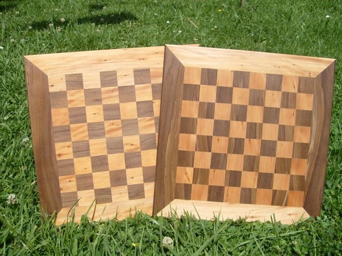 Chess Boards-Kauri/Swamp Totatra (N.Z. timbers) - FineWoodworking