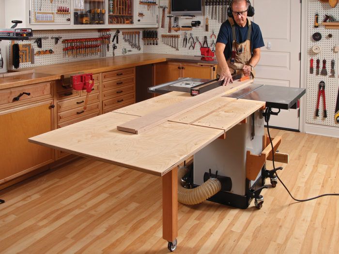 Shop table clearance saw