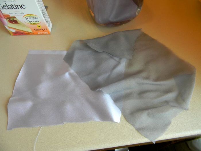 Firming Up Fabrics with Gelatin - Threads