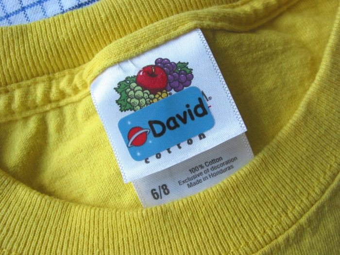 Design clothing labels, shirt tag, hang tag and neck tag by