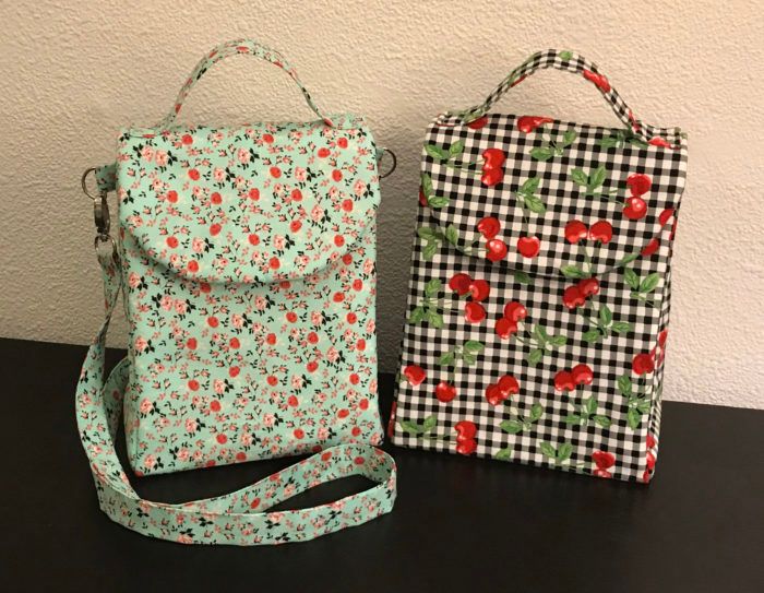 How to Make a No Sew Clear Vinyl Bag
