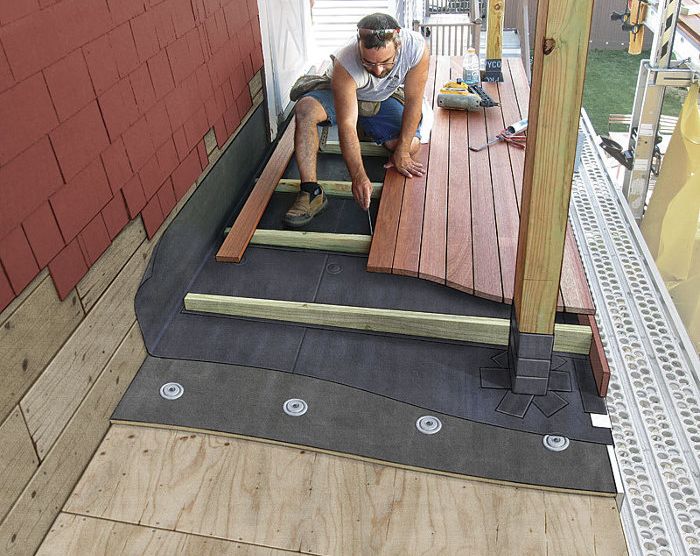 Decking Over a Roof Fine Homebuilding