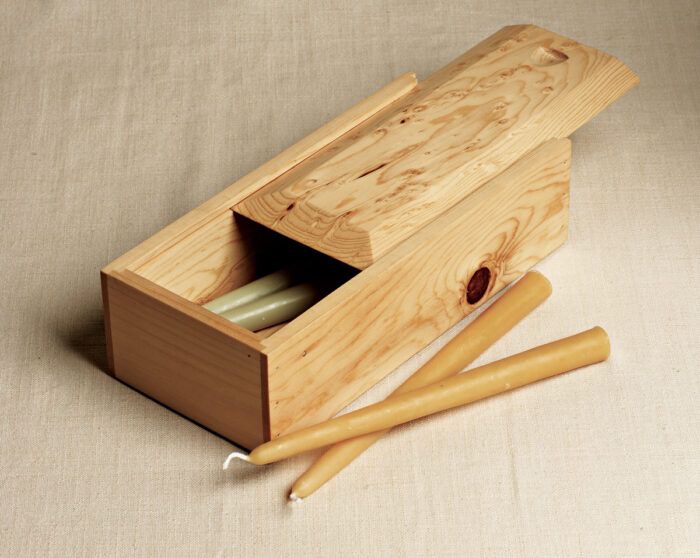 Woodline Works Box with Hinged Lid