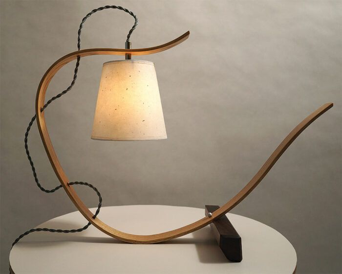 Bent Laminated Lamp FineWoodworking