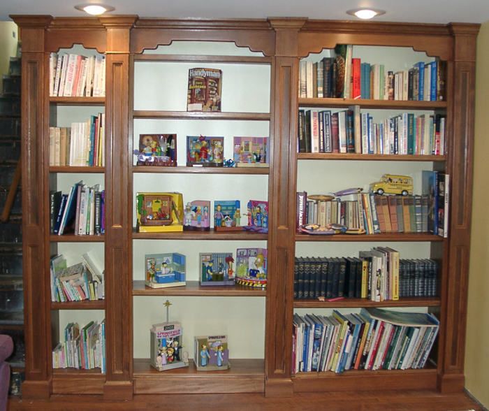 Hidden-door Bookcase Woodworking Plan