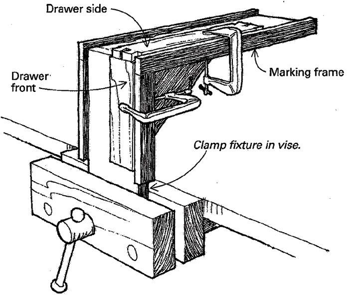 Marking Frame for Hand-Cut Dovetails - FineWoodworking