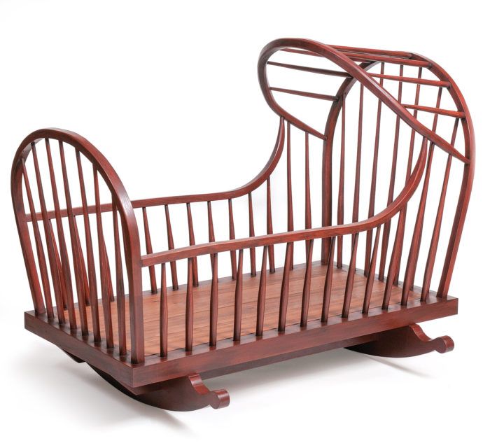 White sales oak crib