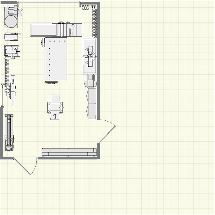 one car garage workshop layout