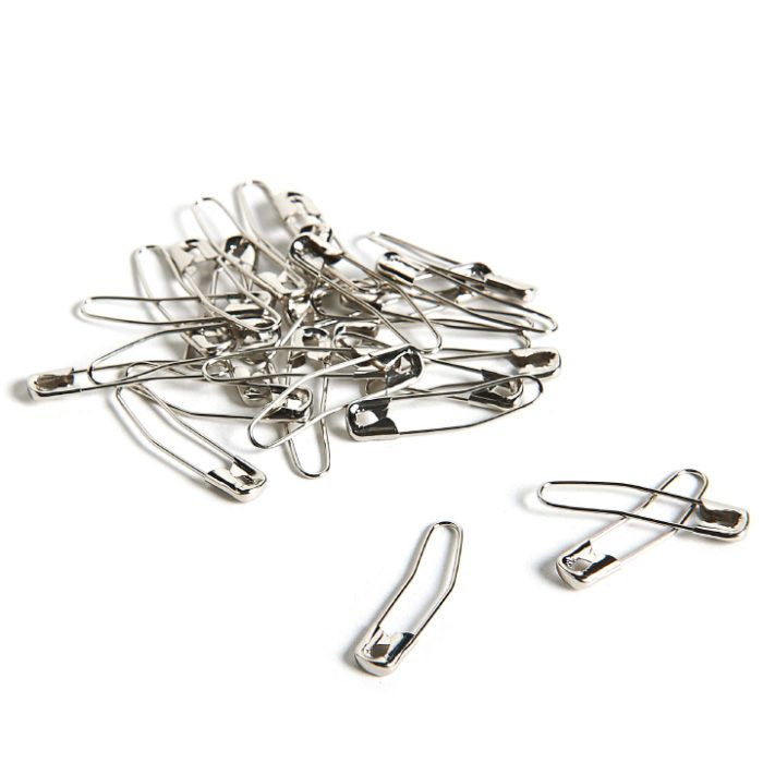 Dritz Quilter's Coiless Curved Safety Pins, 30 Count