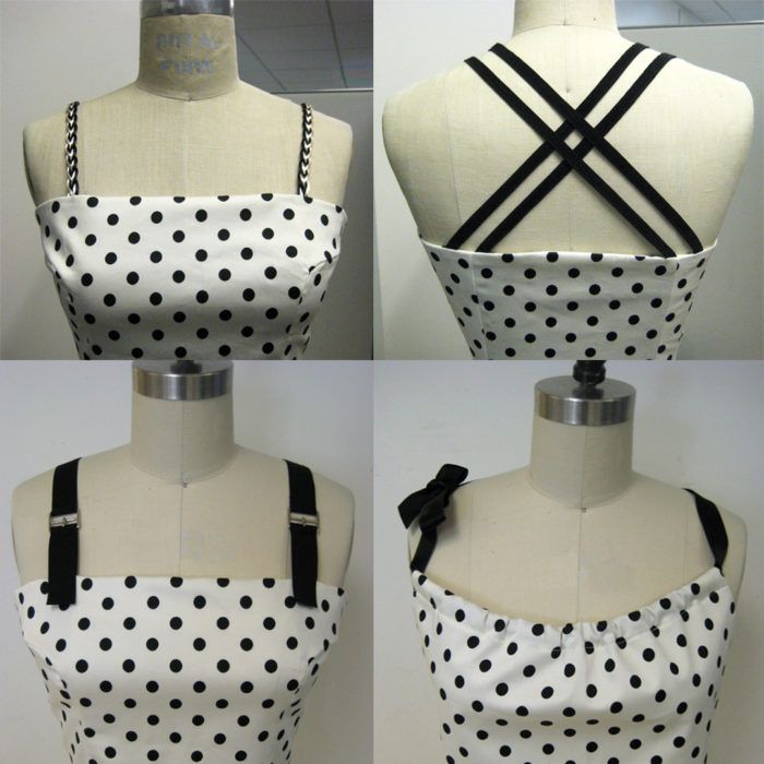 Sewing Glossary: How To Make Spaghetti Straps Tutorial – the thread