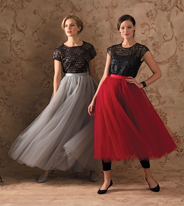 Layered tulle outlet skirt quilt pattern