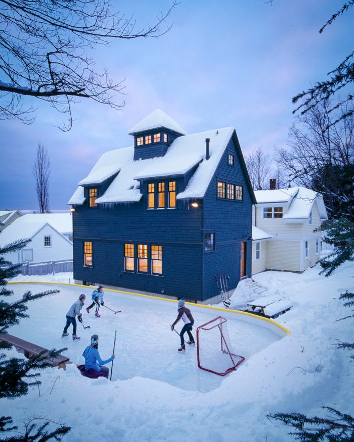 Backyard Ice Rink, Nice! - Fine Homebuilding