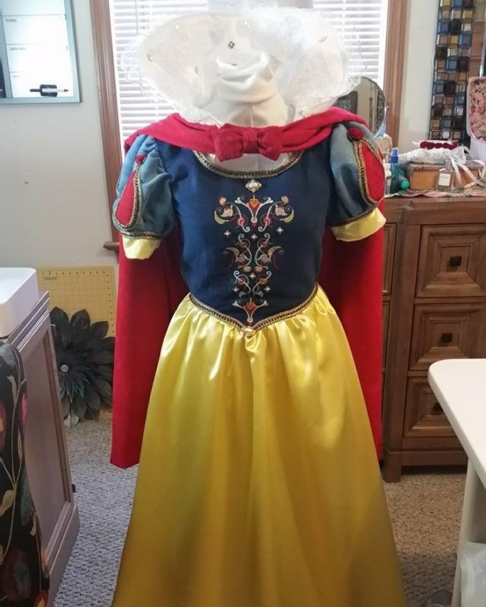 Snow white clearance gown design