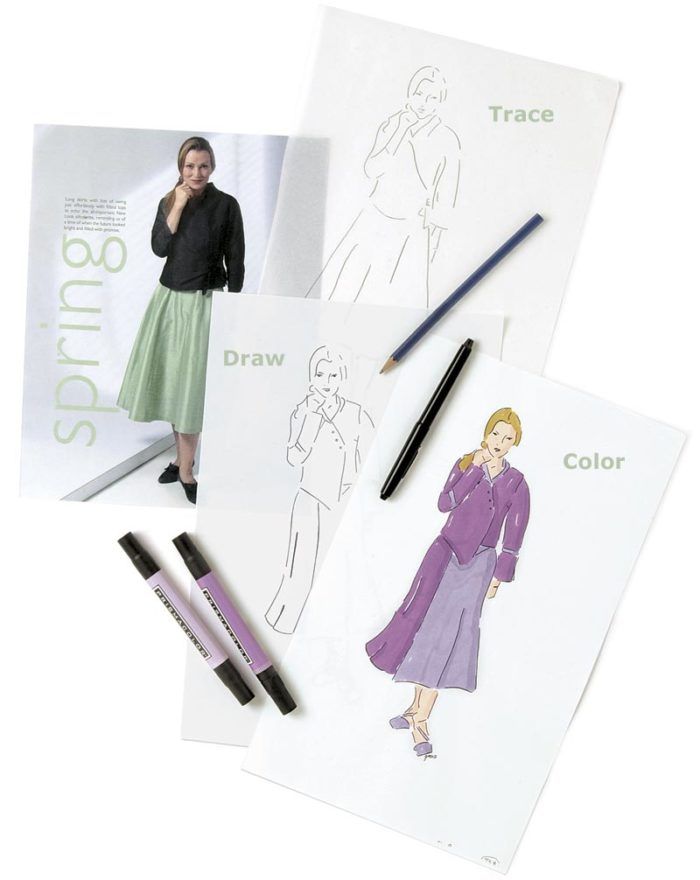 Fashion Sketchbook Figure Template:: Bring Your Ideas to Life and Create  Your Fashion Portfolio