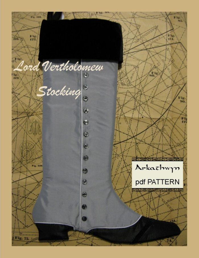 Men's Victorian Stocking Pattern - Threads