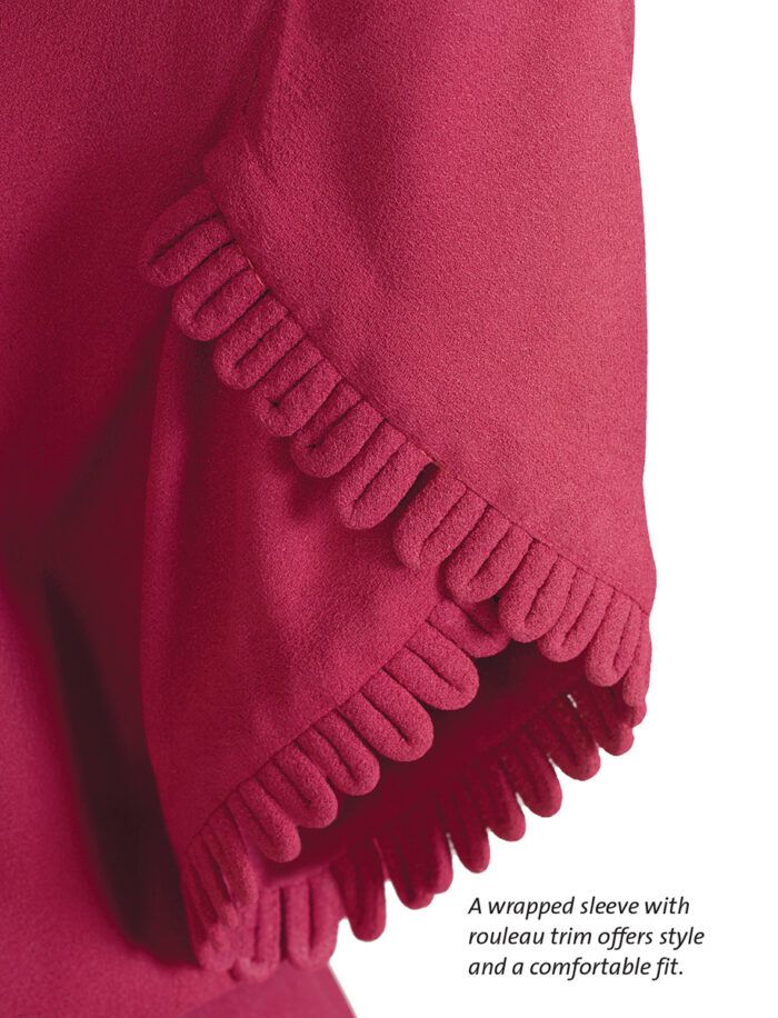 Buy Fuchsia Tulip Sleeves Top Online