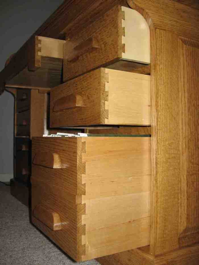 Roll Top Desk Drawers FineWoodworking