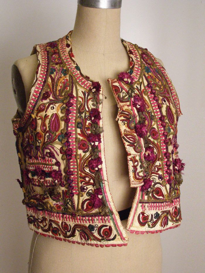 Inside a Splendid Embroidered Vest - Threads