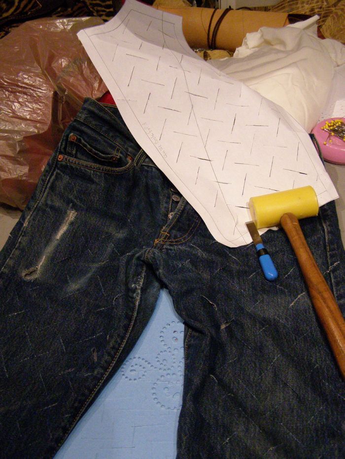 DIY: STACKED DENIM (patchwork & double stacked method) 