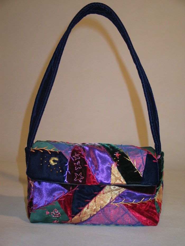 Crazy Quilt Shoulder Bag