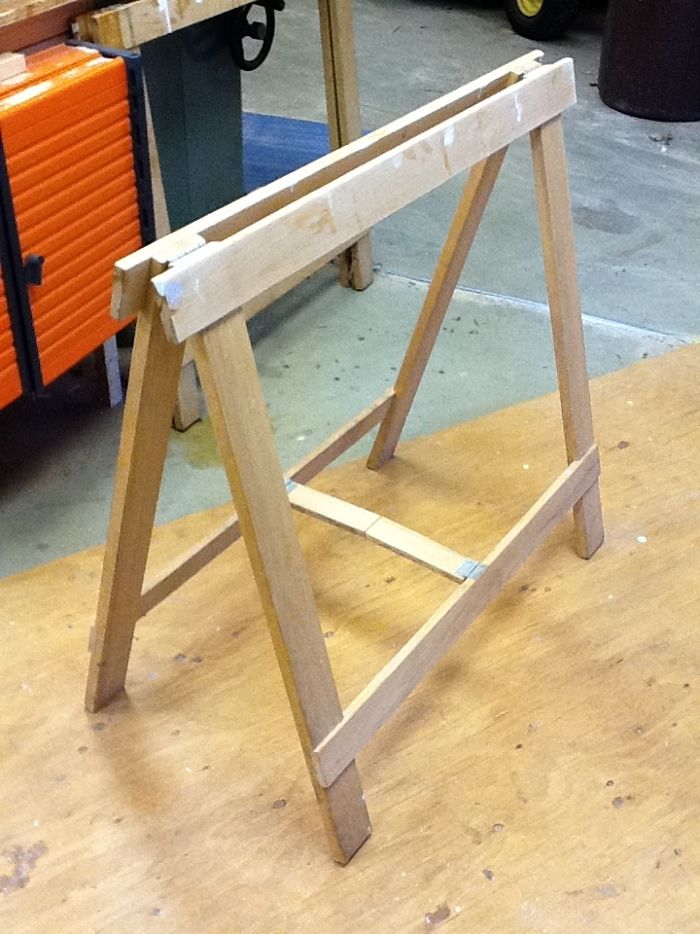 Diy 2024 folding sawhorse