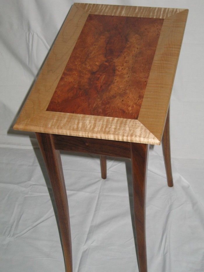 Woodworking side table