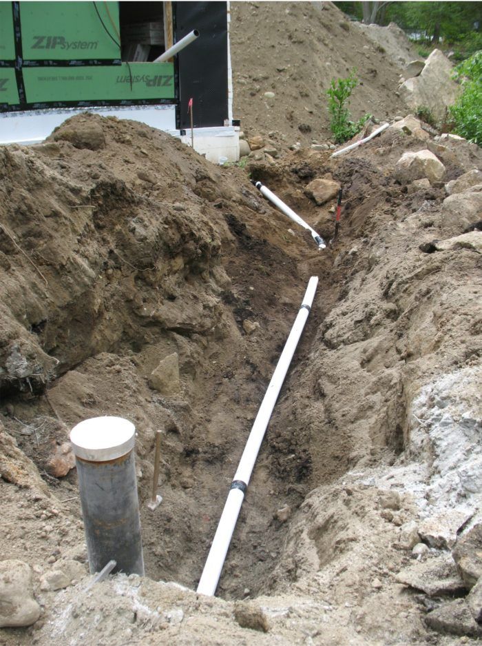 Well Water Line - Fine Homebuilding