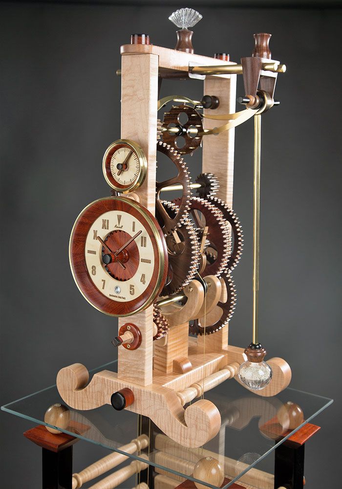 upclose of wooden gears