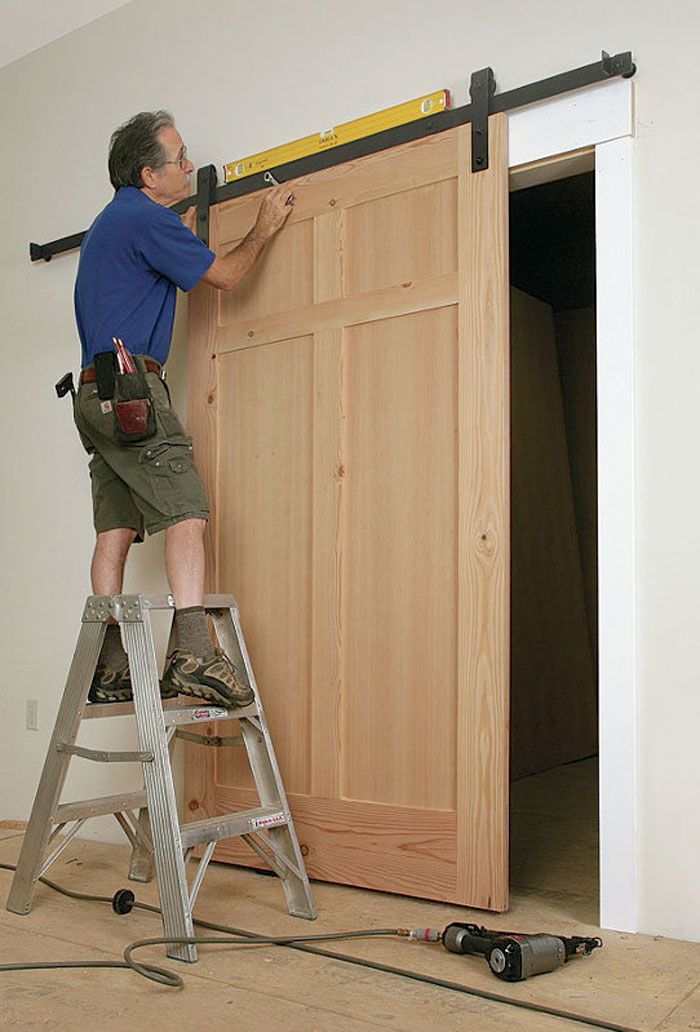 For sliding clearance door