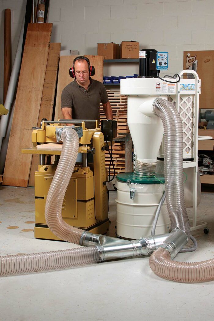 How to make short hose for shop vac dust collection systems 