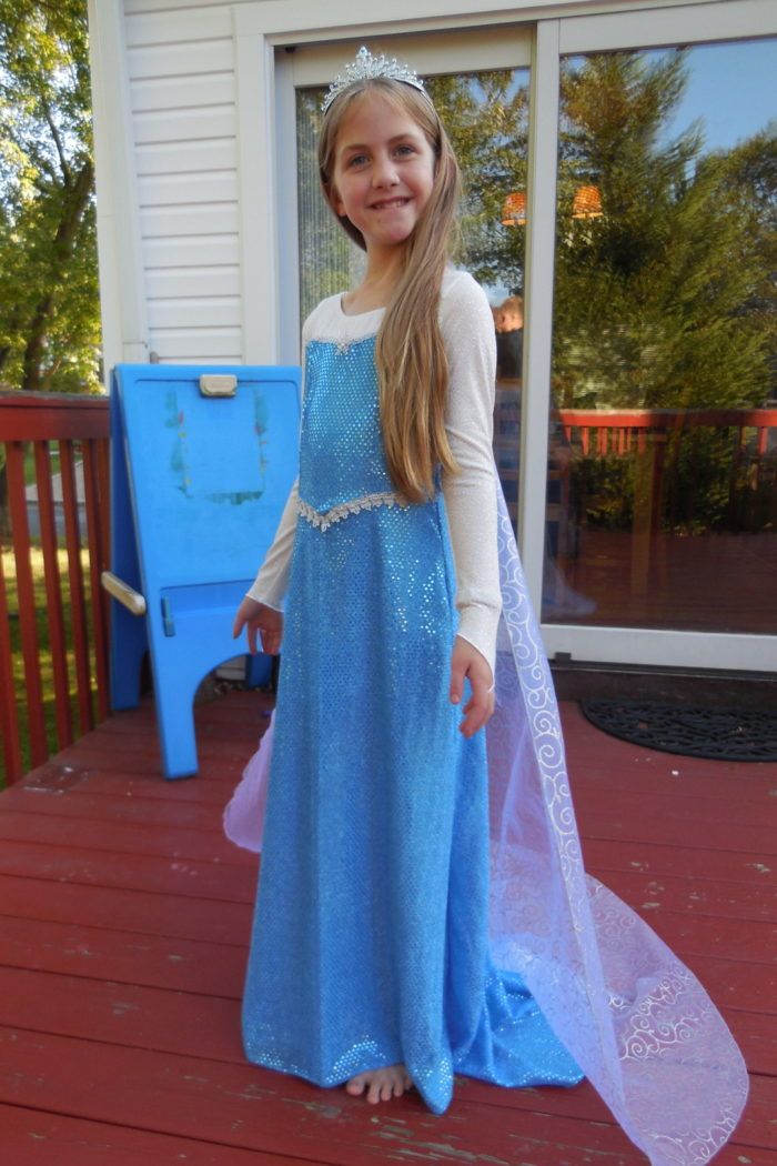 handmade halloween 2014: queen elsa – skirt as top