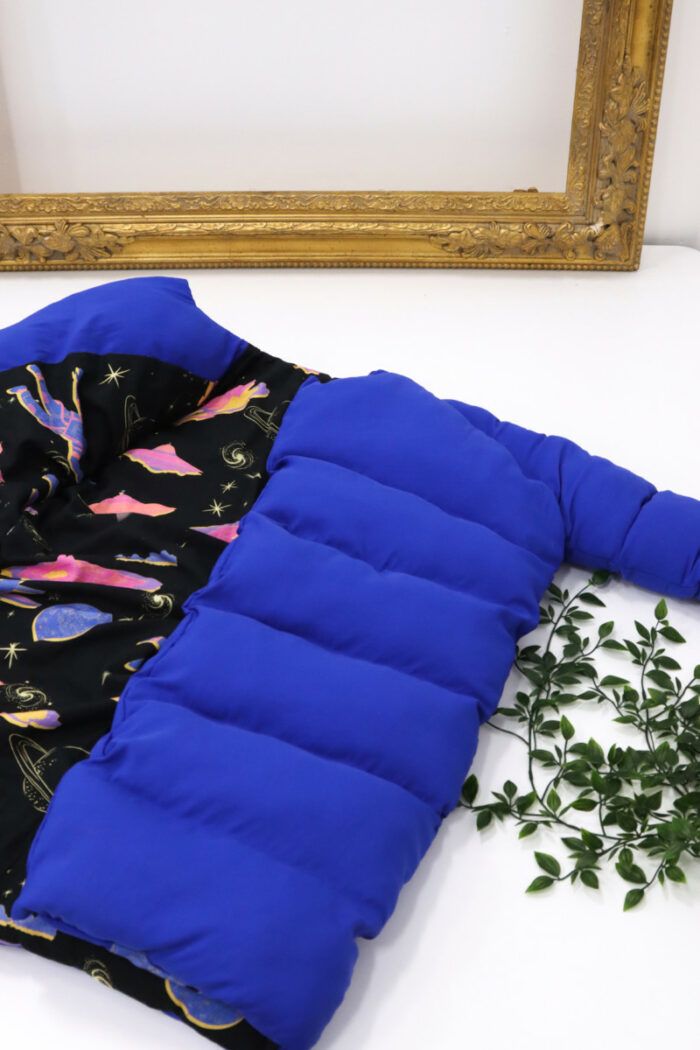 Sewing hot sale down jacket