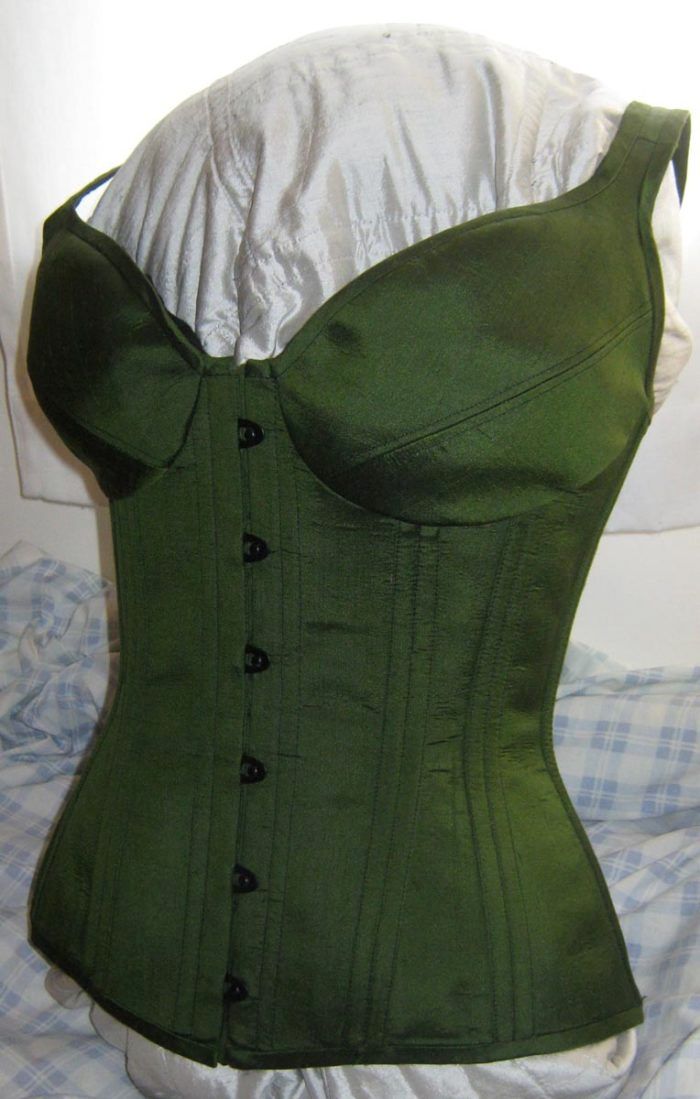 Silk Bra-Cup Corset - Threads