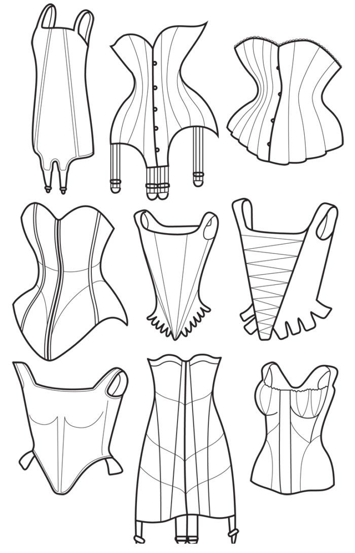 VICTORIAN CORSET Pattern drafting tutorial