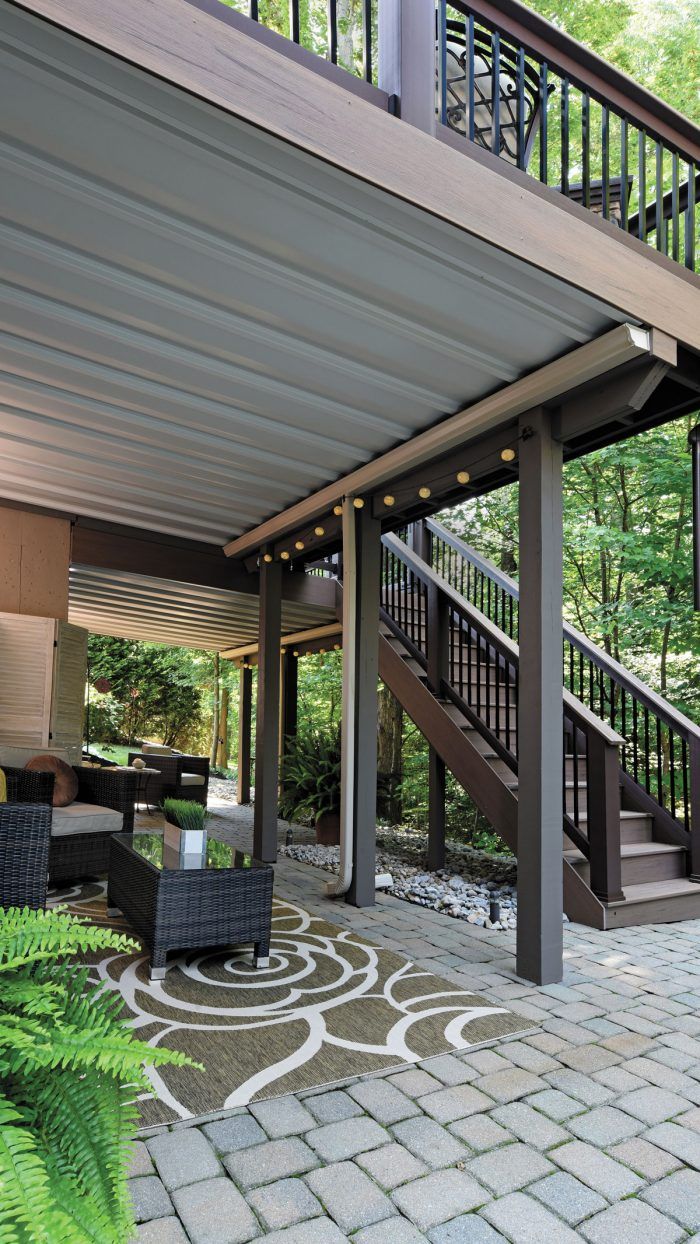 Create a Dry Space Under Your Deck - Fine Homebuilding