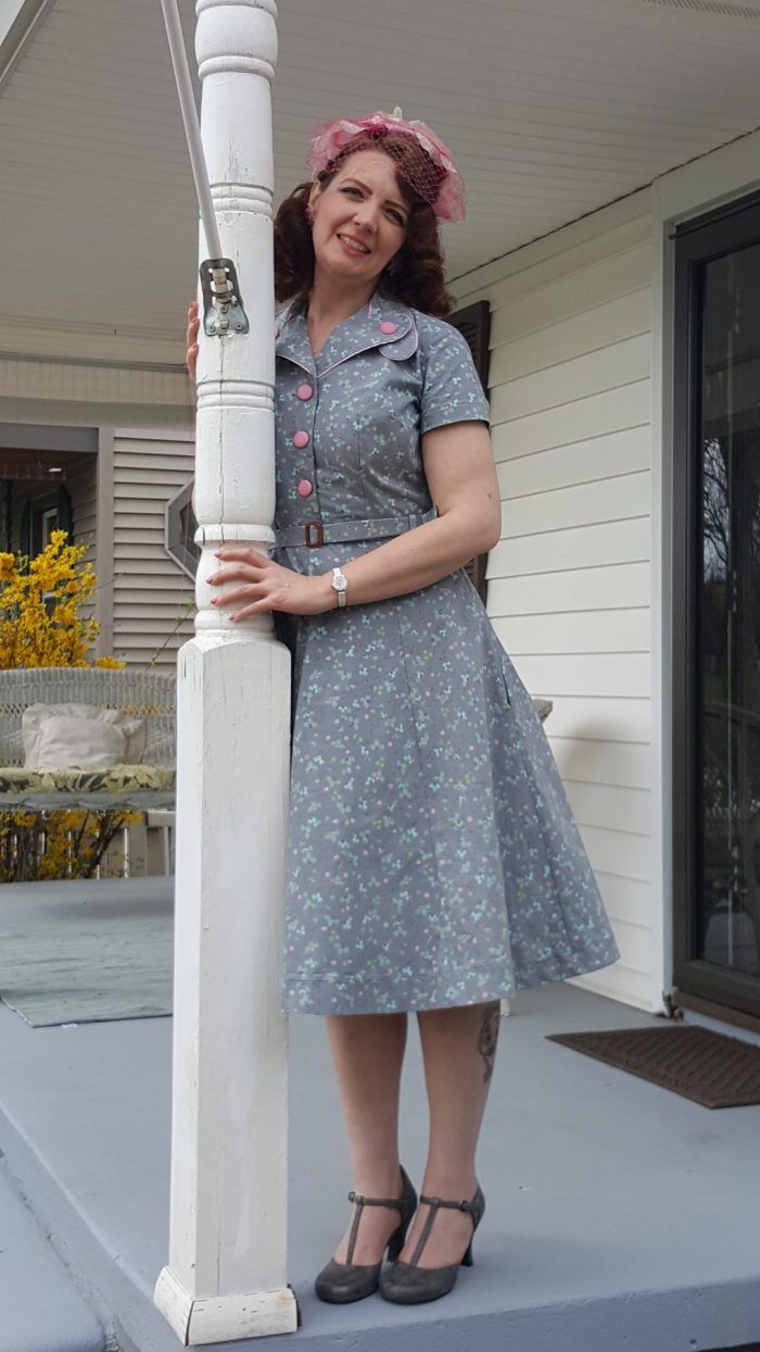 Old fashioned shop easter dresses