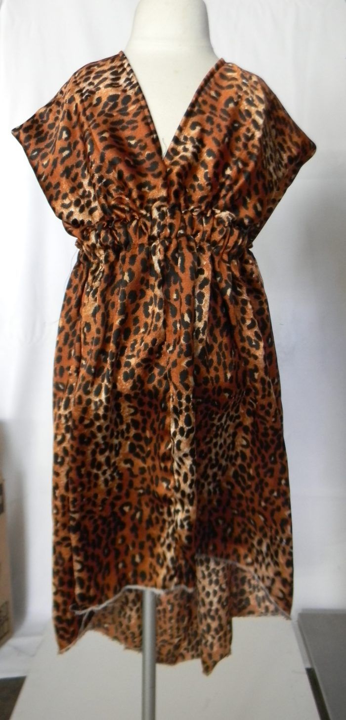 Sheer Cheetah High Low Dress main image 1