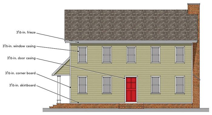 Upgrading The Basic Trim Package For A Colonial Home Fine Homebuilding