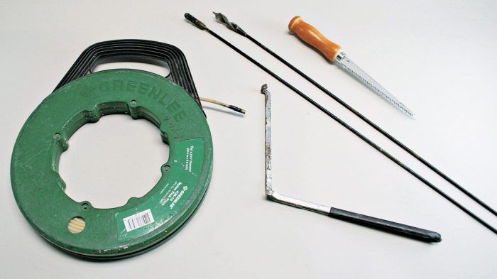 Home wiring clearance tools