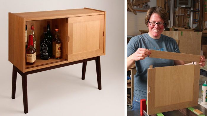 liquor cabinet plans