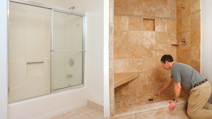 Walk-in showers replacing baths in many remodels