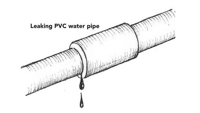 plastic water pipe repair